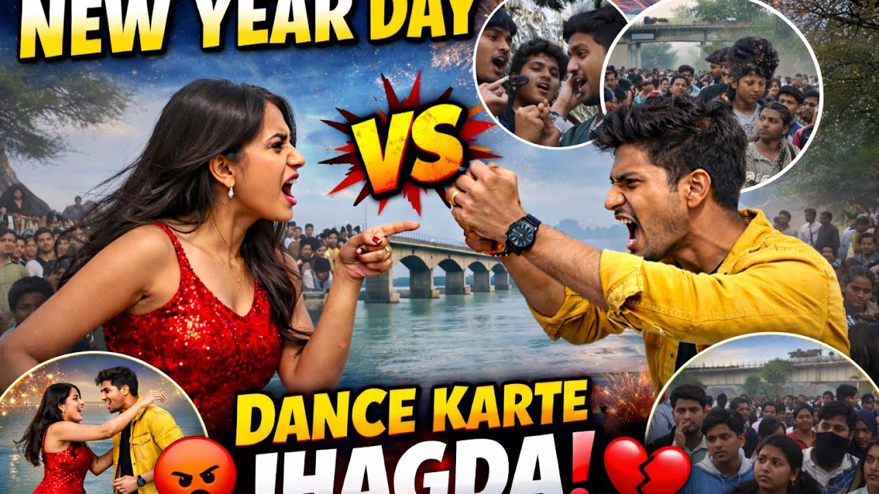 New year day vlog dance ke time jhagda hogaya😱 😅☹️| Dalki bridge Sankh river vlog 