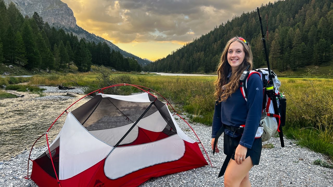 Solo Lake Camping | Fishing & Campfire Cooking with Wild Dip