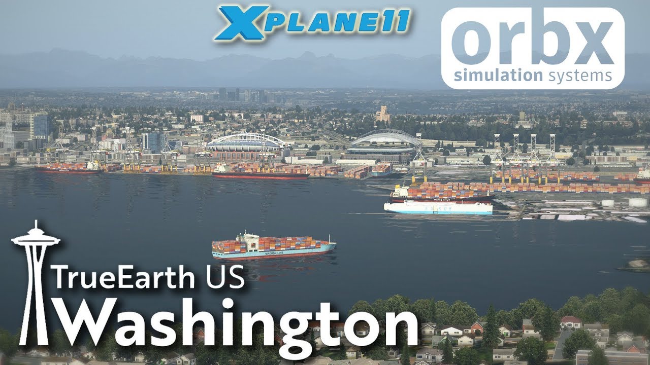 ORBX TrueEarth US Washington for X-plane 11 (Flight Sim Expo 2019 Presentation)