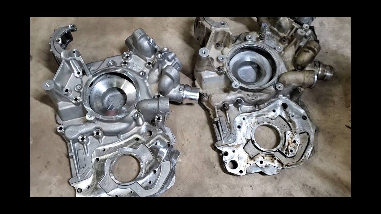 Замена передней крышки Ford F450 6.4L Turbo Diesel