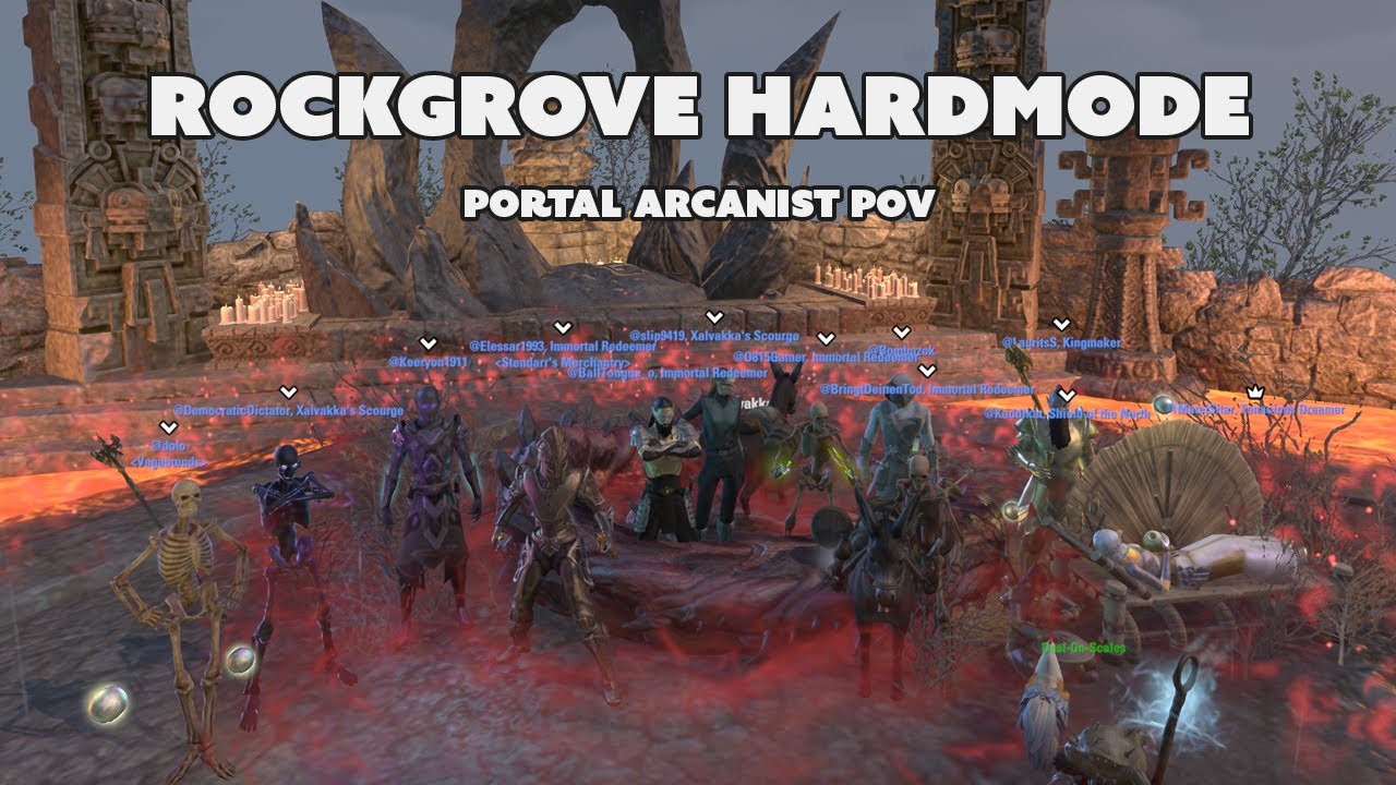 vRG HM Clear - Portal Arcanist POV - ESO U45 Fallen Banners