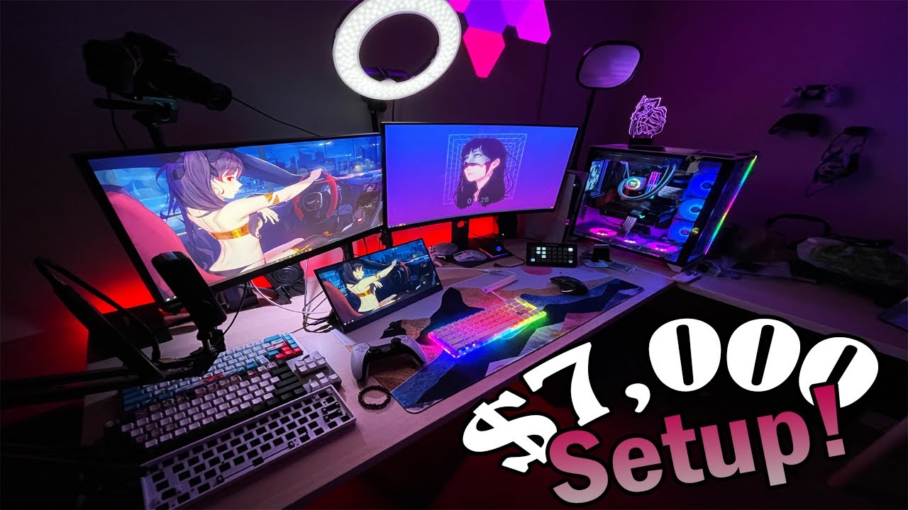 My Early 2021 $7,000+ Streaming/Gaming Setup Tour