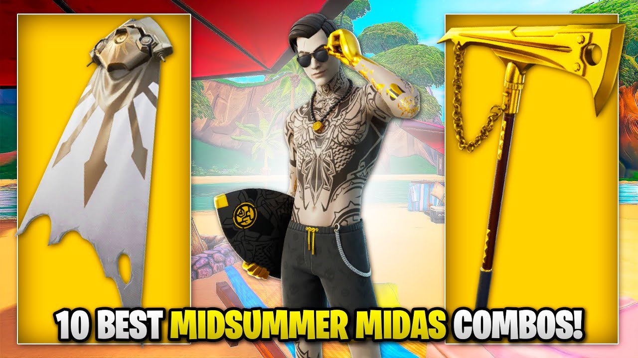 10 BEST MIDSUMMER MIDAS SKIN COMBOS! (Season 7)