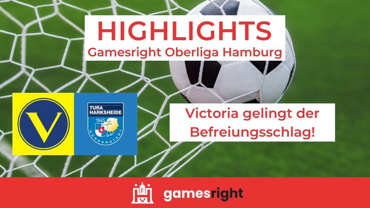 25. Spieltag Gamesright Oberliga Hamburg Highlights SC Victoria - TuRa Harksheide