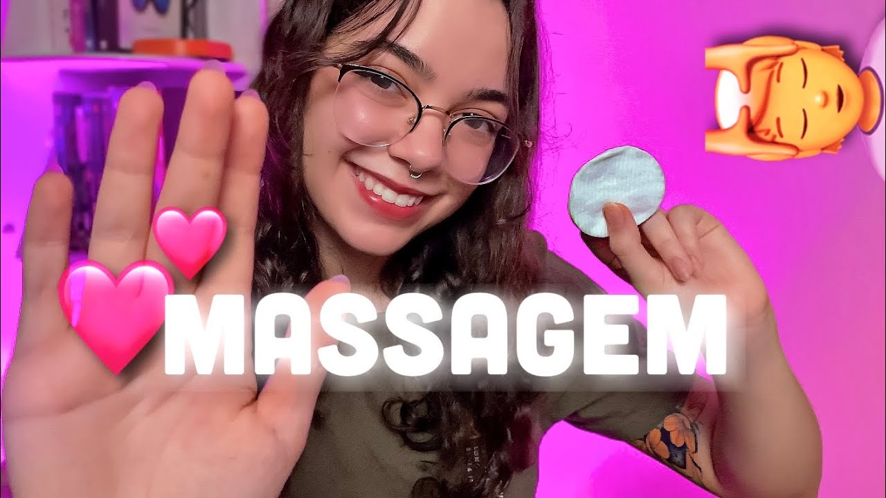 ✨ASMR ROLEPLAY | Uma massagem facial para você dormir✨