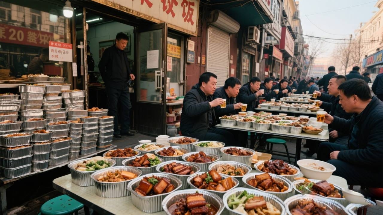 哈尔滨12元盒饭盲盒！一条街吃遍老味道，荤素肥瘦任你选【舟小九】