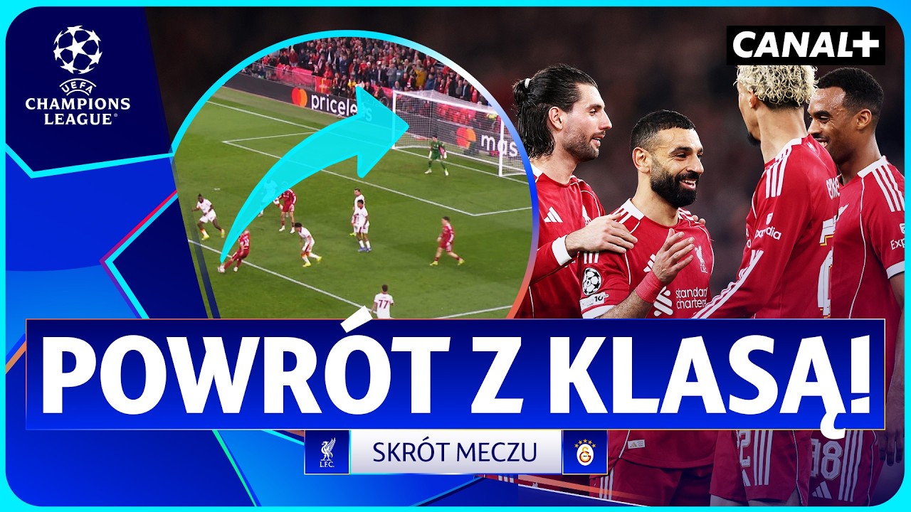 WIELKI MECZ LIVERPOOLU! 4 GOLE I AWANS DO ĆWIERĆFINAŁU! LIVERPOOL - GALATASARAY, SKRÓT MECZU