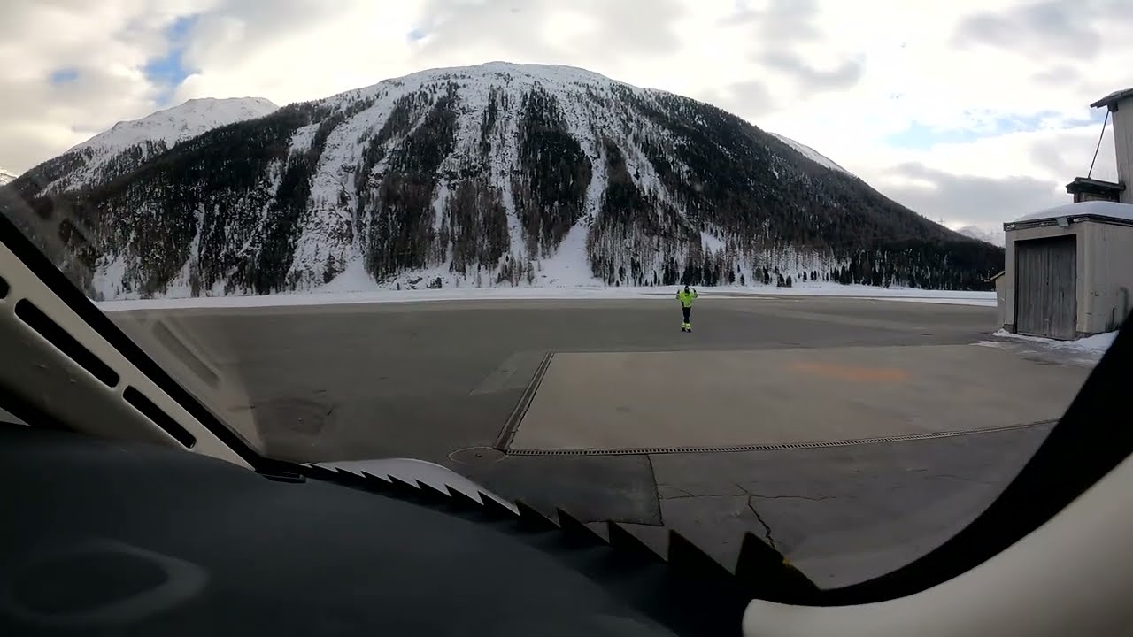 4K - Full Flight Samedan (LSZS/SMV) to Innsbruck (LOWI/INN)