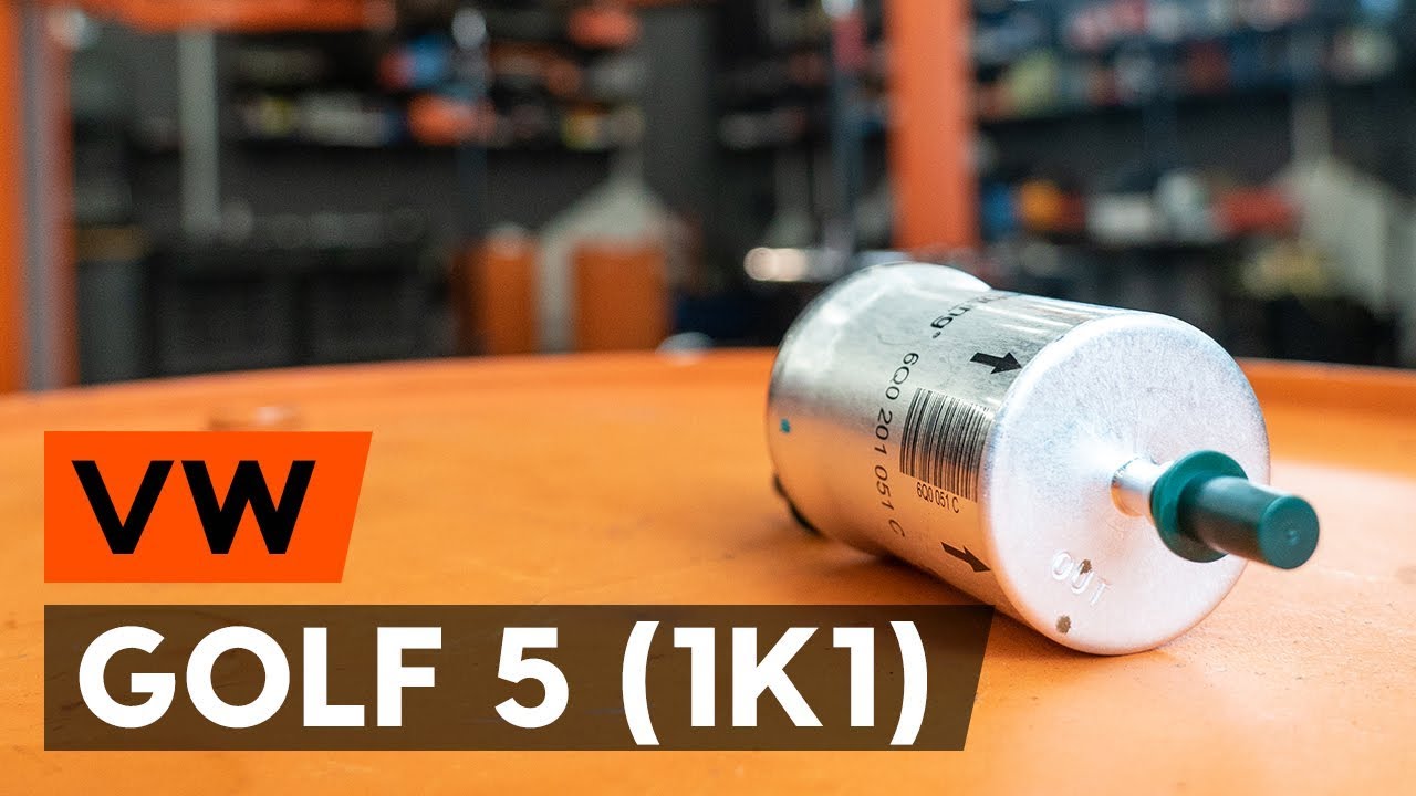 How to Replace a Fuel Filter on a VW GOLF 5 (1K1) [AUTODOC TUTORIAL]