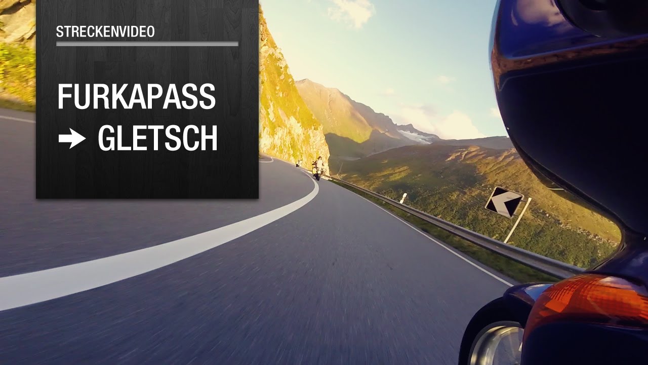 Furkapass ➔ Gletsch │ Streckenvideo │ Honda XL650V Transalp