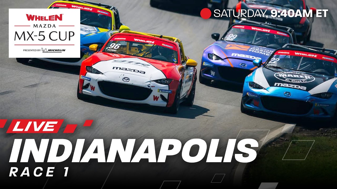 2026 IMSA Whelen Mazda MX-5 Cup at Indianapolis Motor Speedway | Race 1 | Indianapolis, IN