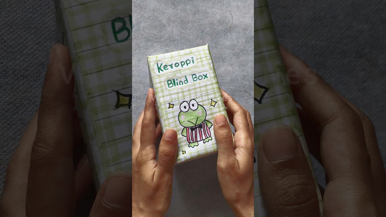 blind box keroppi paper squishy #diy #craft #squishy #blindbox #shorts #kawaiibox