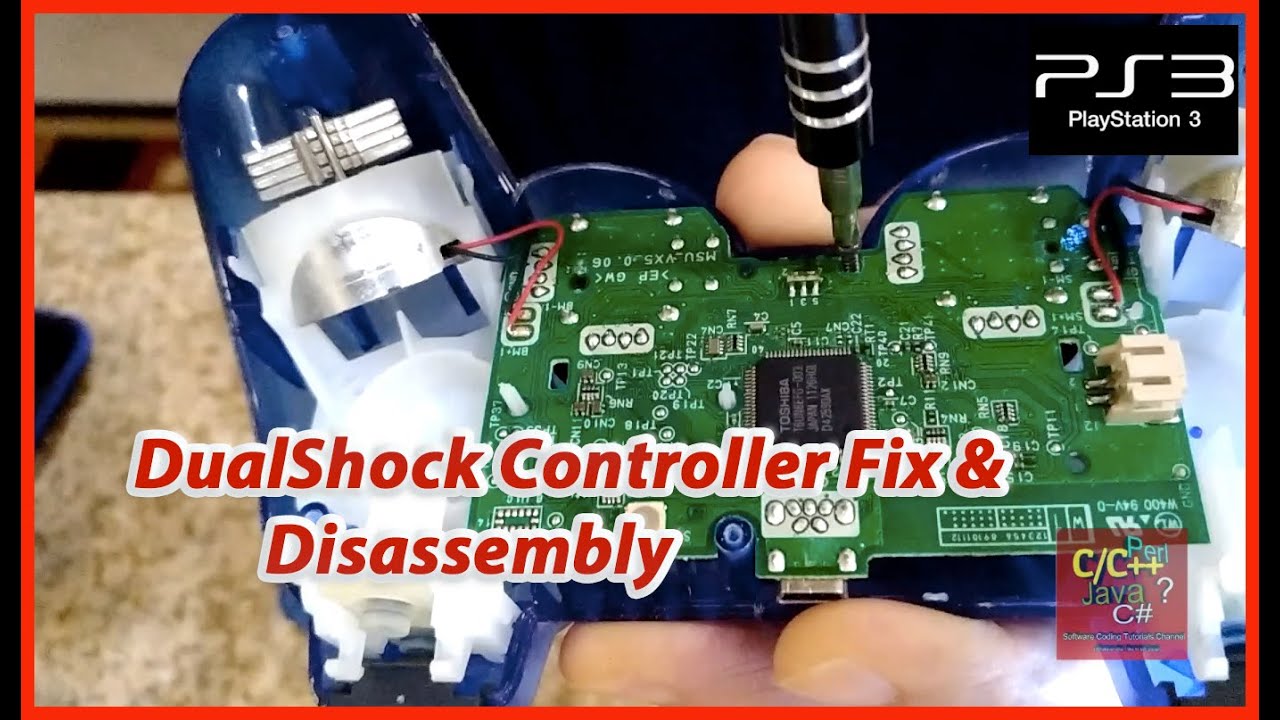 PS3 DUALSHOCK CONTROLLER FIX | Software Coding Tutorials Channel