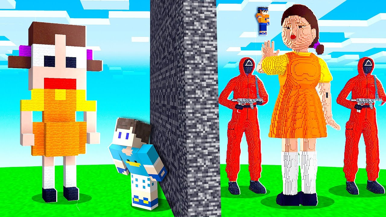 Я затроллил друга с ROUND 6 в БИТВЕ СТРОИТЕЛЕЙ в MINECRAFT!