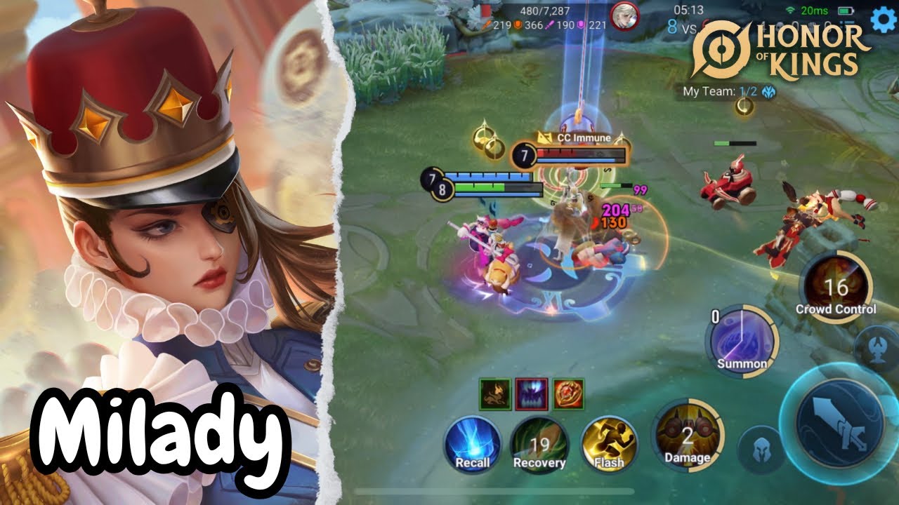 GET READY TO DOMINATE WITH MILADY! How to Play Milady in Honor of Kings