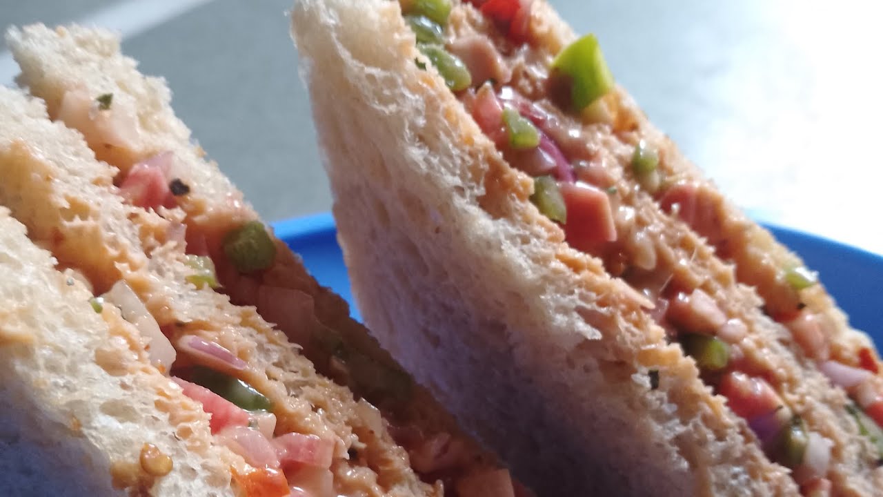 5 minutes veg sandwich 🥪🧑&zwj;🍳