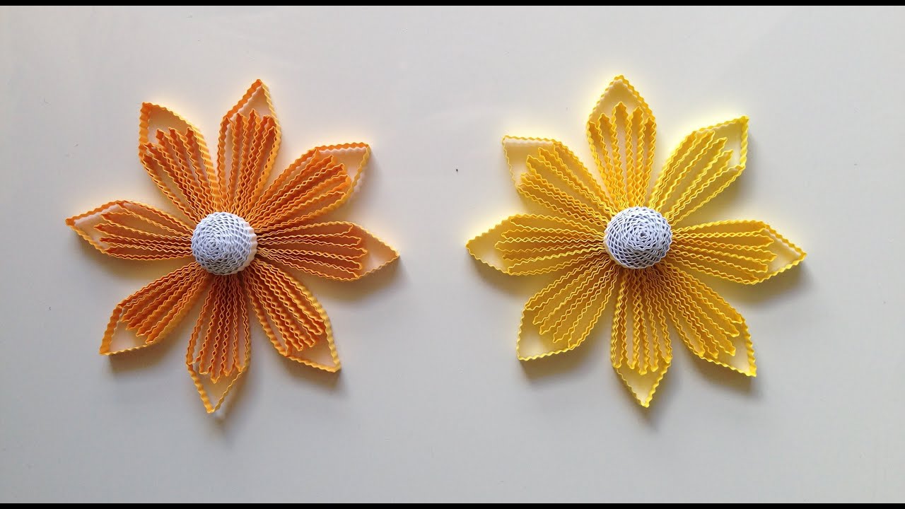 quilling flowers - DIY paper sunflowers