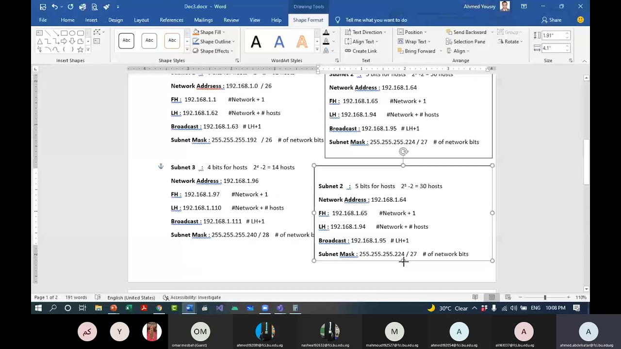 Module 11 : Variable Lenght Subnet Mask (VLSM)