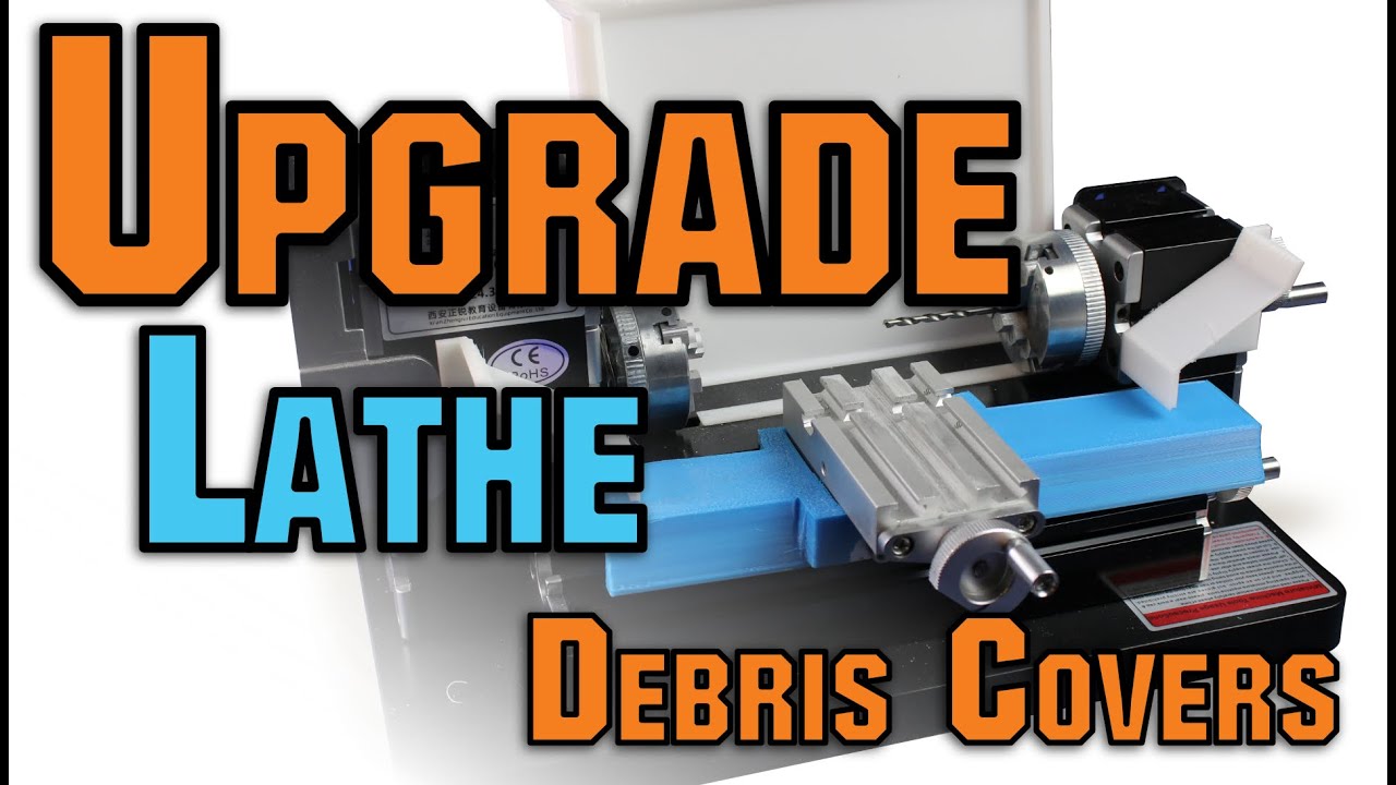(NEW) Mini Lathe Project - Easily add Debris Covers - PDF + STL's Link in Description Bellow