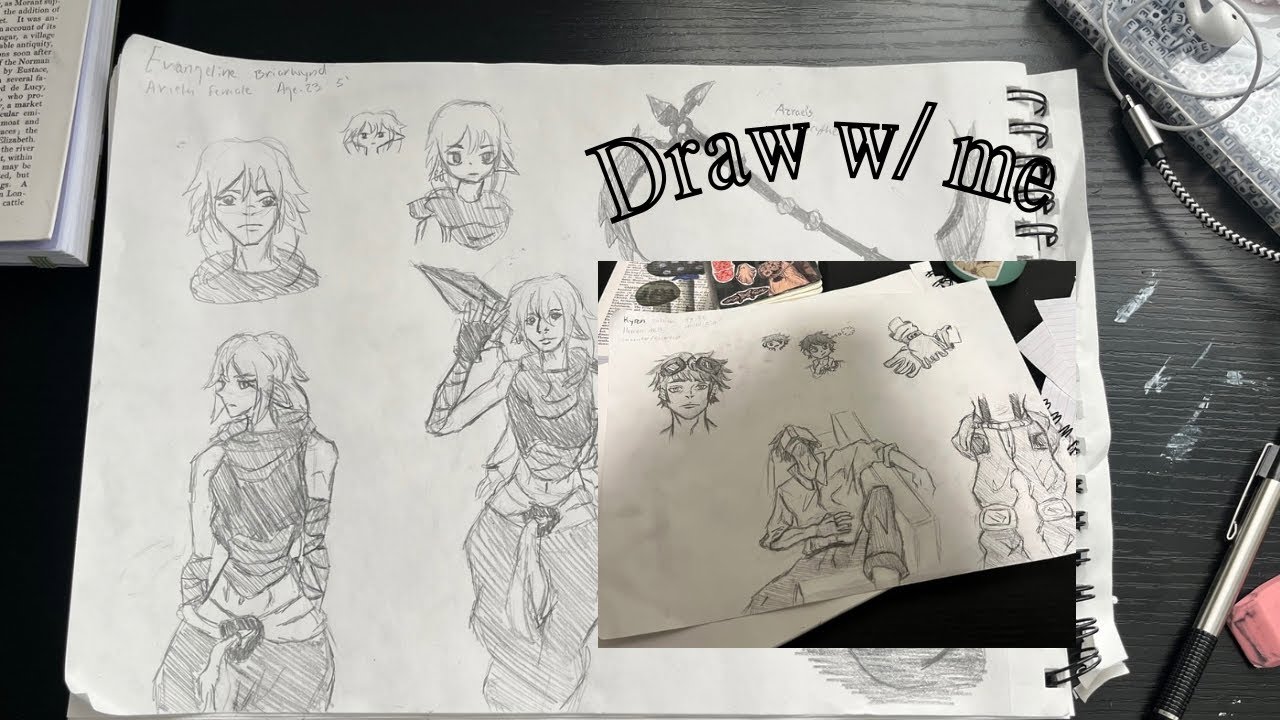 Draw with me: Character Concept Sheets 