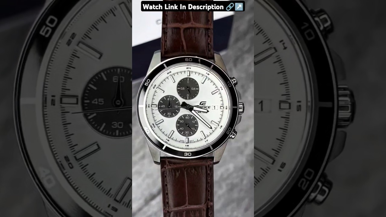 Edifice Casio Classy Minimalist Luxurious Men's Watch #elegantwatches #luxurywatchesformen #edifice