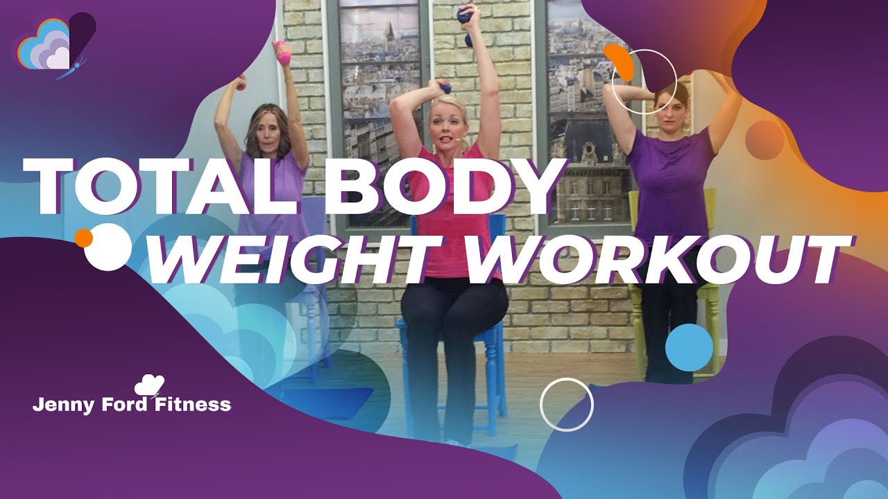 Total Body Strength Workout | 35 Min. | Dumbbells/ Hand Weights | Anyone Can Do | JENNY FORD