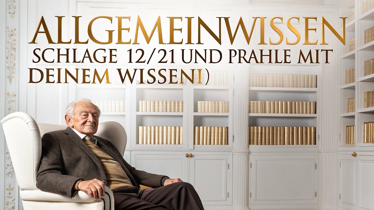 AllgemeinwissenSchlage 12/21 und prahle mit deinem Wissen!