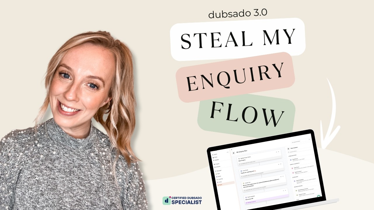 Build a Dubsado Enquiry Flow With Me (Step By Step Tutorial)