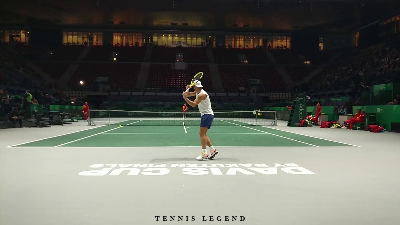Rafael Nadal Practice Closer than ever. What a beast ! (Davis Cup Finals 2019)