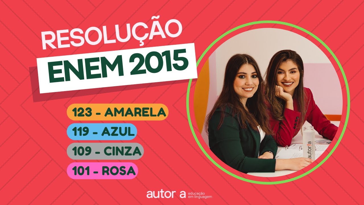 Enem 2015 - Autoria Linguagem - Questão 123 | Linguagens, prova amarela