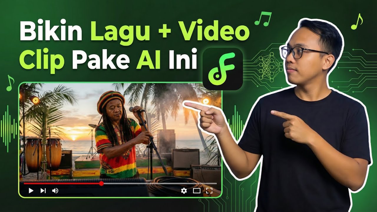 Bikin Lagu & Video Klip Sekaligus Pakai 1 AI 🤯 | Musicful AI Review & Tutorial Lengkap