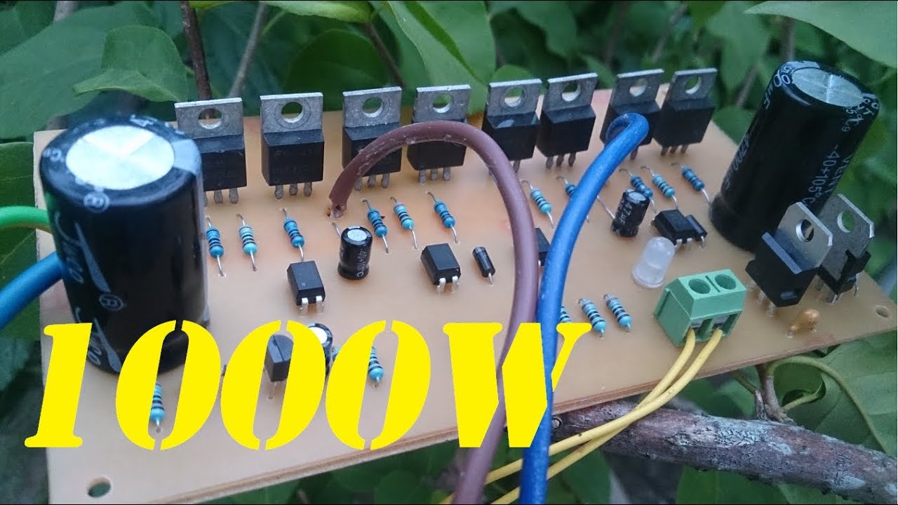 1000W inverter 12V to 220V | How to make
