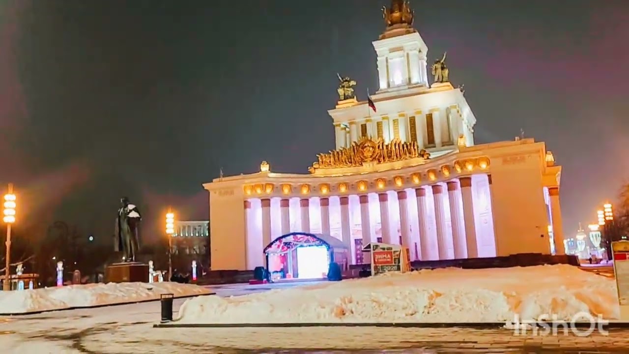 ВДНХ. Москва. Вечерняя прогулка. 