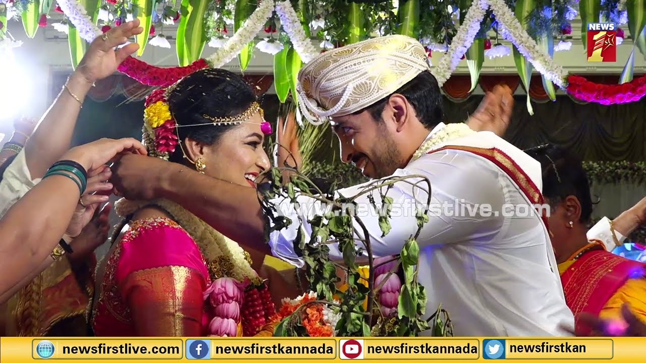 ಸೀರಿಯಲ್​ ಸ್ಟಾರ್ಸ್​ ಲವ್​ ಮ್ಯಾರೇಜ್​ | Shilpa Weds Darshak Gowda | NewsFirst Kannada