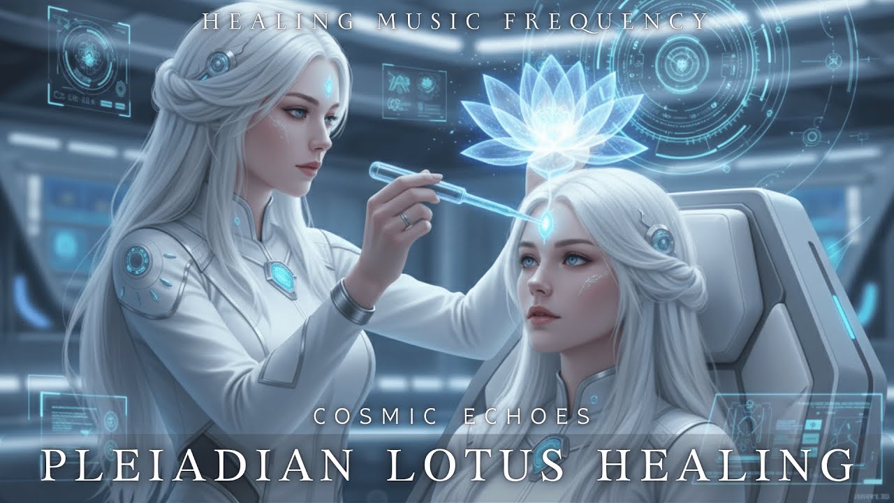 Pleiadian Lotus Healing ✨ Cosmic Echoes | Deep Soul Regeneration & Heart Chakra Healing Music 🌸