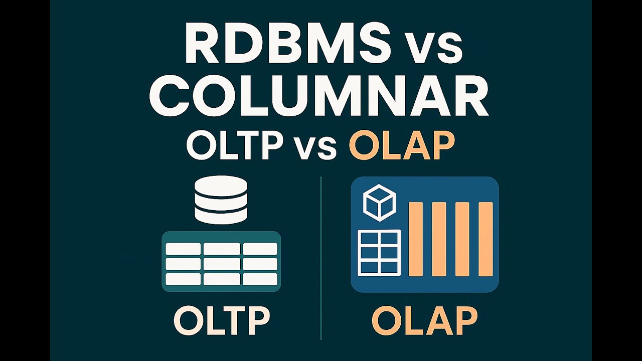 RDBMS vs Columnar Databases | OLTP vs OLAP Explained