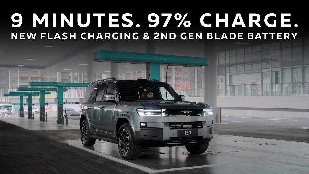 9 Minutes to 97%: BYD&rsquo;s New FLASH Charging & 2nd Gen Blade Battery