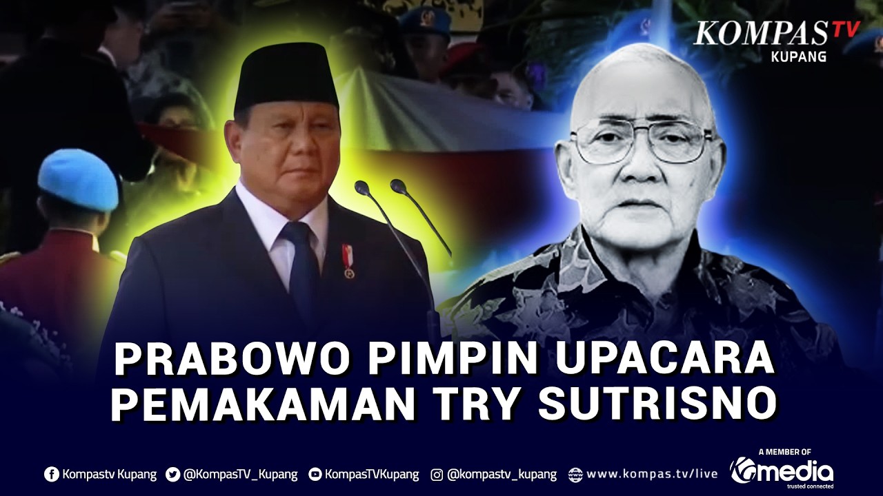 [FULL] Presiden Prabowo Pimpin Upacara Pemakaman Wapres ke-6 RI Try Sutrisno di TMP Kalibata