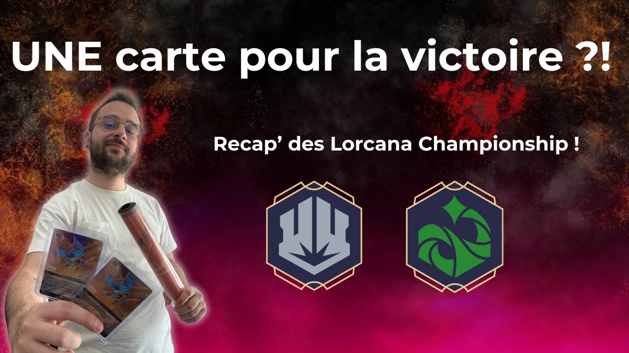 LA carte pour le TOP4 aux Lorcana championship !!