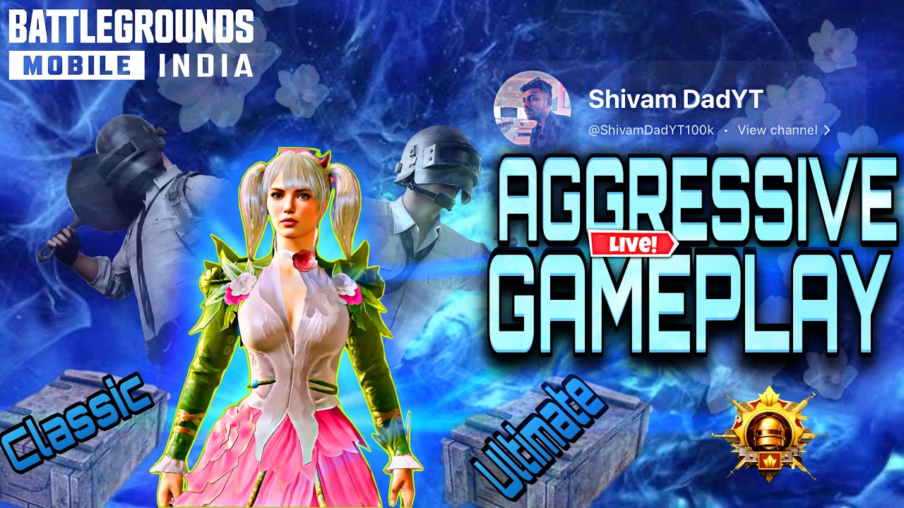 🔴 BGMI LIVE 🔥 Classic + Ultimate Royale Intense Fights 😈 | ShivamDadYT