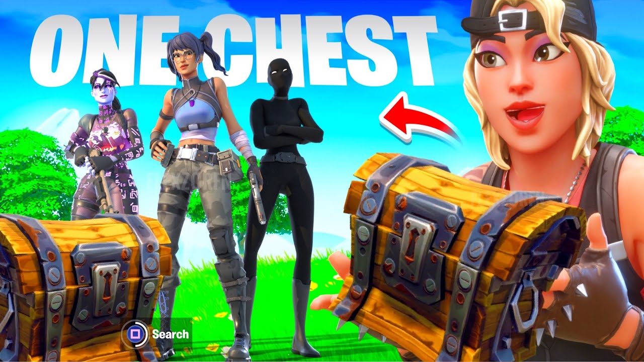 FORTNITE, aber ich darf NUR den Loot aus der ERSTEN CHEST😱😳( unmöglich 🤢)