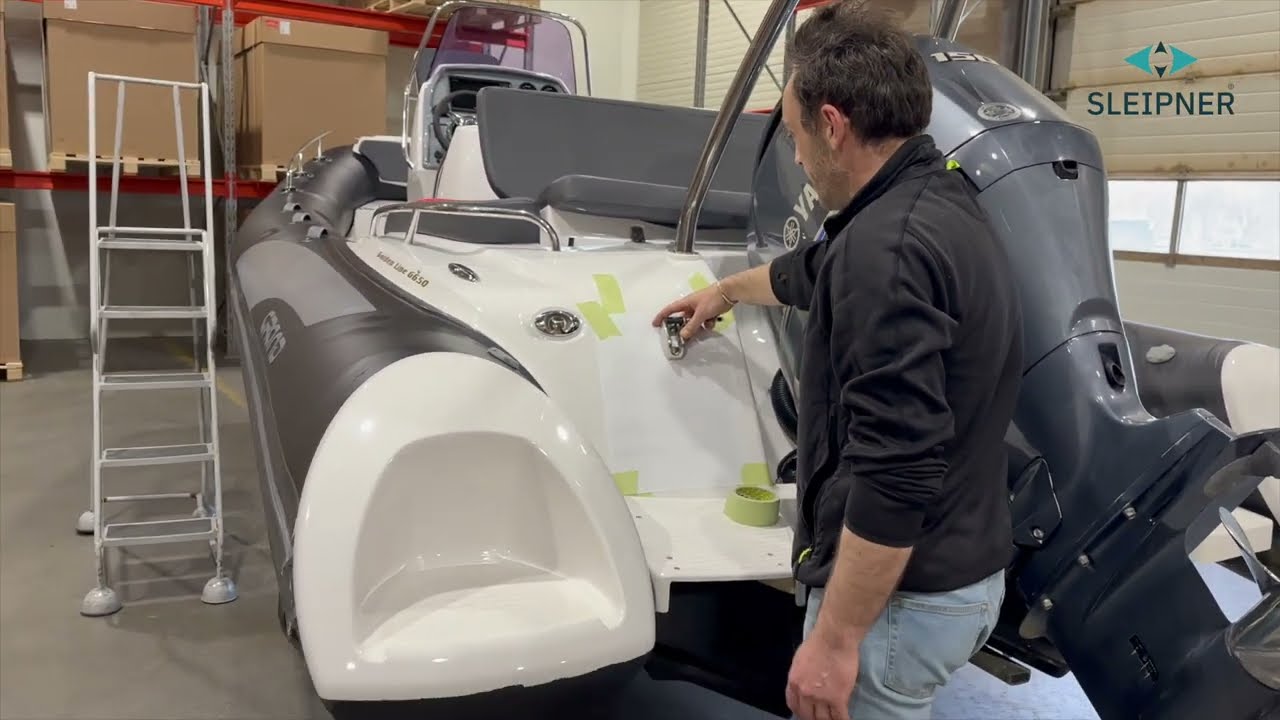How to install a Sleipner Midi windlass on a RIB boat