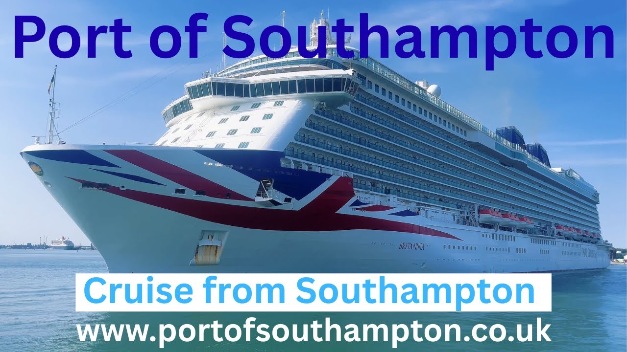 CRUISE FROM THE  PORT OF SOUTHAMPTON -spectacular 4k drone footage /cruise ships