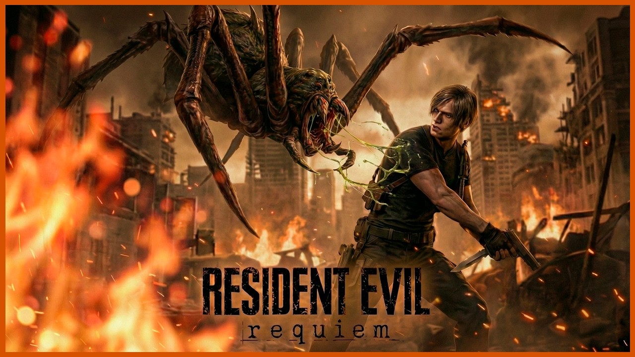 РУИНЫ РАККУН-СИТИ И ОГРОМНЫЙ ПАУК ● Resident Evil Requiem #4 ● САМЫЙ ЛЮТЫЙ РЕЗИДЕНТ!