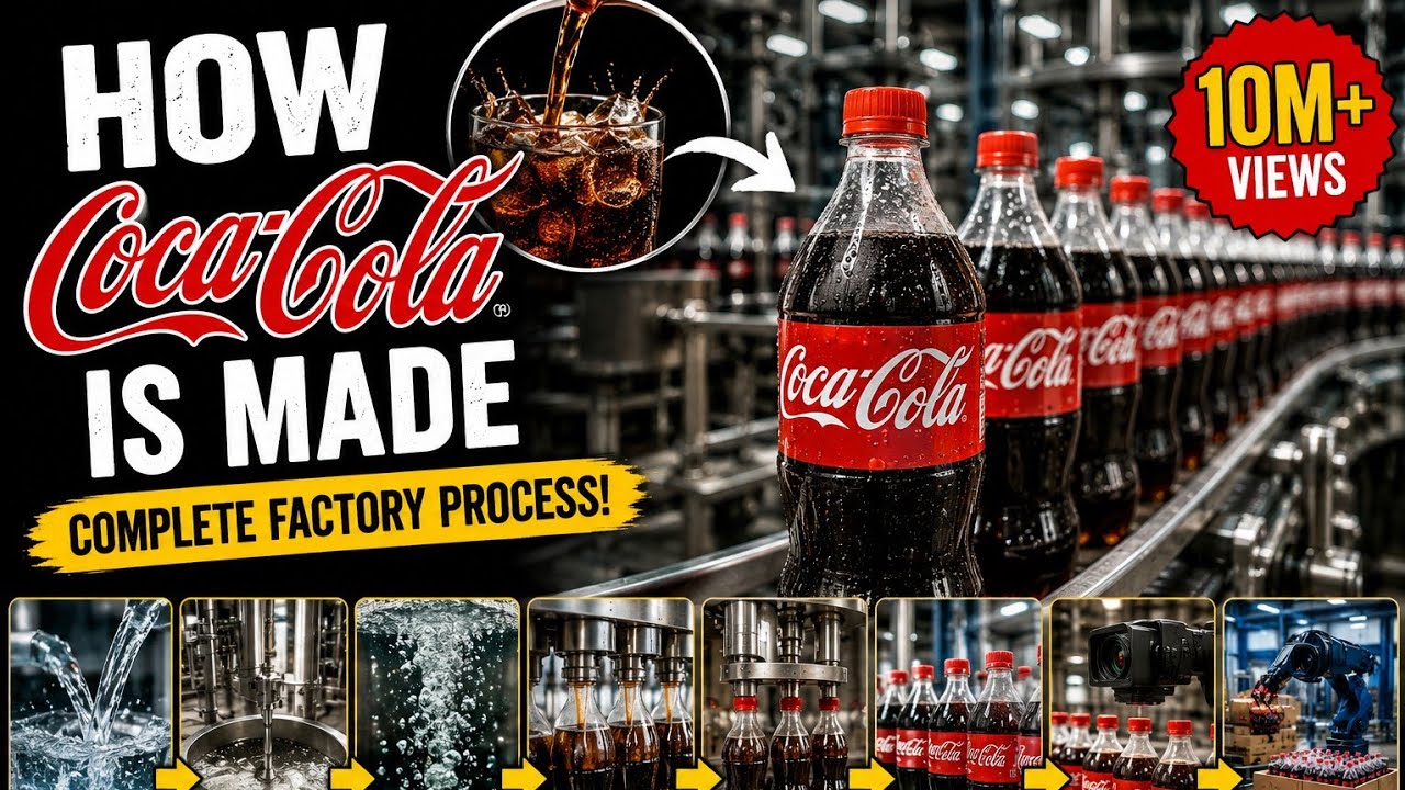 How Soft Drinks Are Made 🥤 | Complete Factory Process | 4K Documentary