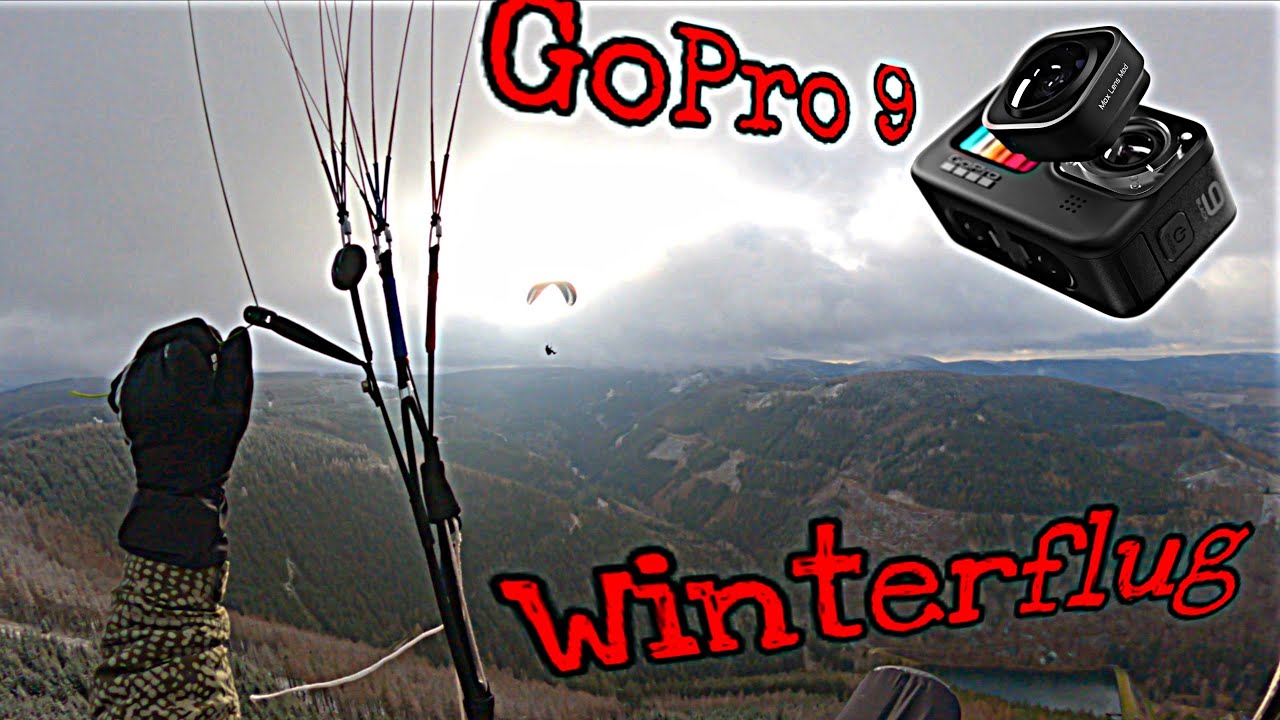 Weihnachts Gleitschirmflug am Nördlichen Harzrand | GoPro 9 Max Lens Mod HyperSmooth 3.0 in Ultra HD