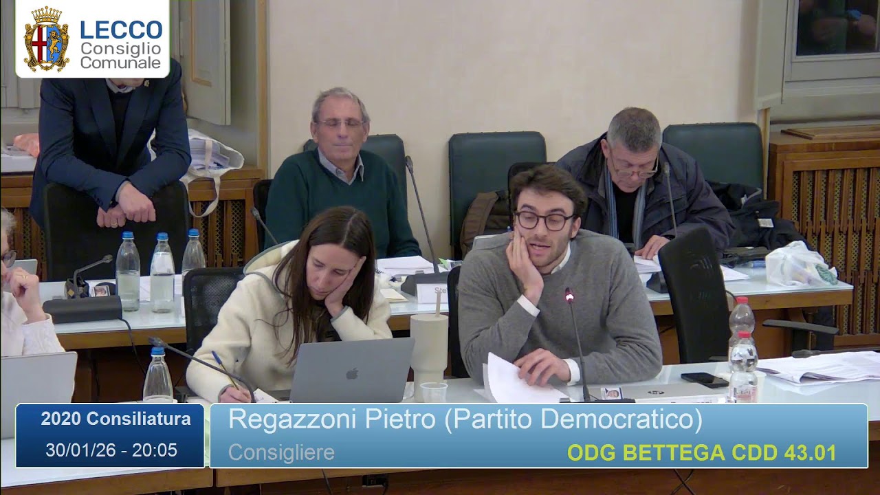 Consiglio comunale del 30 gennaio