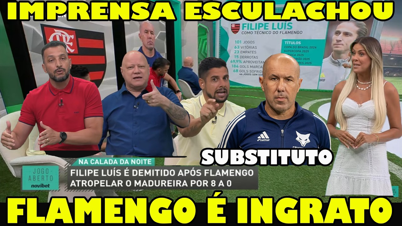 IMPRENSA PAULISTA FICOU CHOCADA COM A DEMISSÃO DE FÍLÍPE LUÍS! ISSO É LOUCURA, MUITA INGRATIDÃO.. 