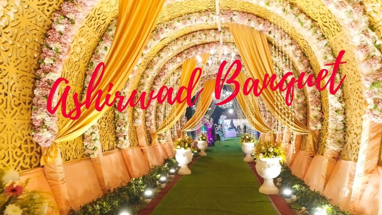 Ashirwad Banquet wedding reception || top view || Photography call  8981946323
