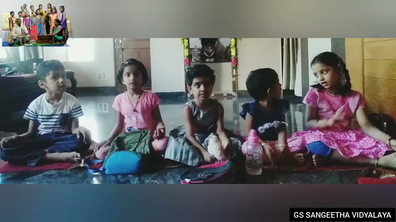 Hindustani Shasthreeya Sangeeth 🎶 kids singing sa re ga ma || Padma Somaling Vadeyar || Kalaghatgi
